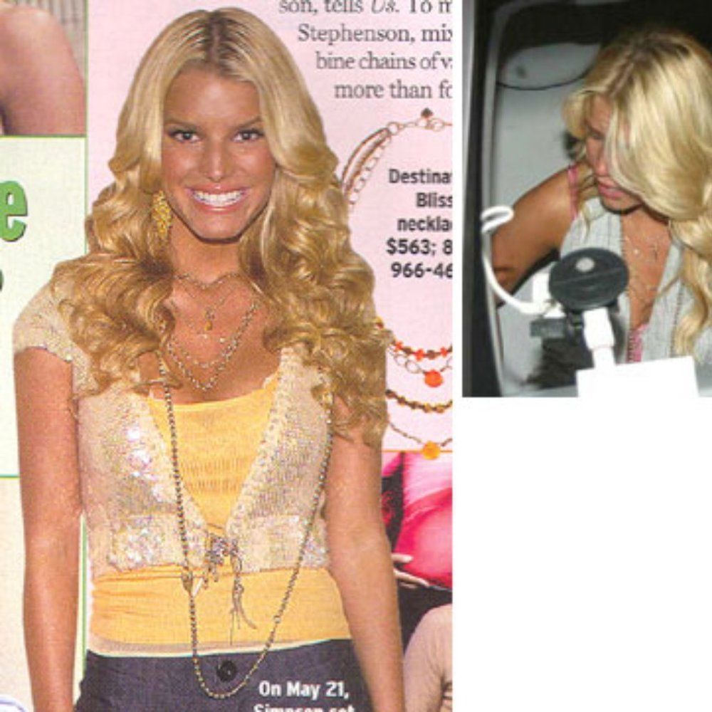 Rossana Designs Small Gold Key Chain Necklace